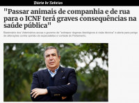 Entrevista ao Bastonário da OMV - 'Animais de companhia e de rua tutelados pelo ICNF trarão graves consequências à saúde pública'