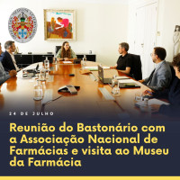 Reunião do Bastonário da OMV com a ANF e visita ao Museu da Farmácia
