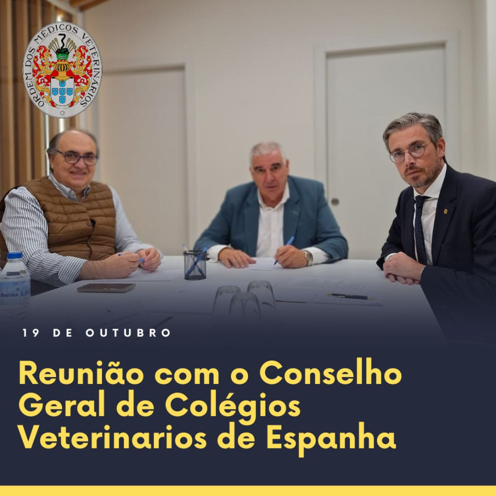 Reunião com o Conselho Geral de Colégios Veterinários de Espanha