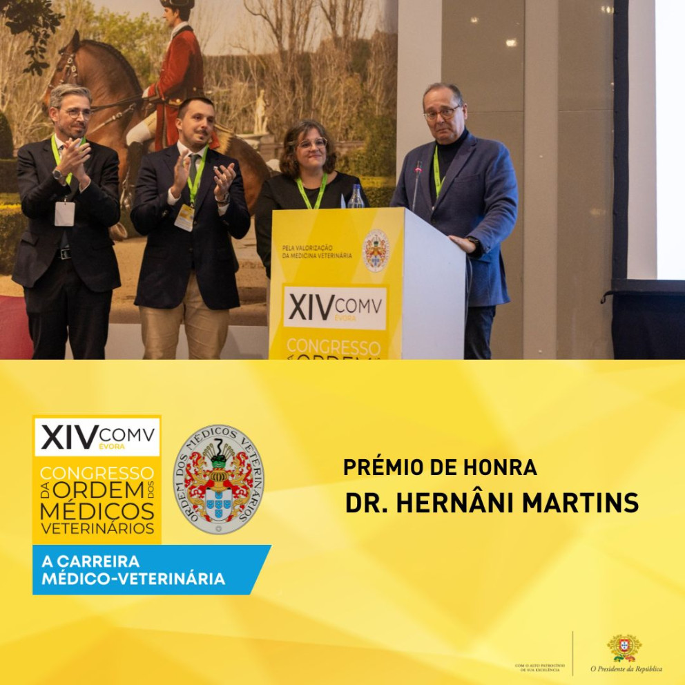 XIV COMV - Atribuição Prémio de Honra ao Dr. Hernâni Martins