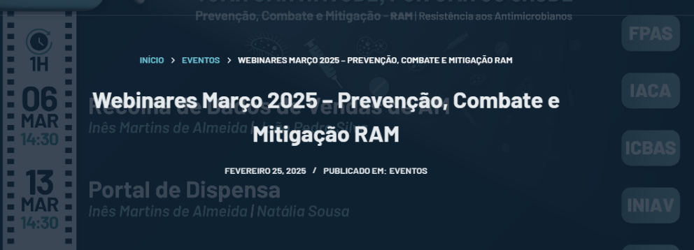 Webinares DGAV Março 2025: Utilização de Medicamentos em Cascata