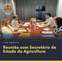 Bastonário da OMV reúne com Secretário de Estado da Agricultura